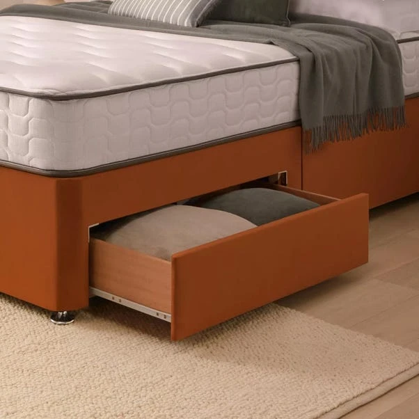 Silentnight Divan Bed With Velvet Merlin Headboard 11 Silentnight Divan Bed With Velvet Merlin Headboard - Image 9