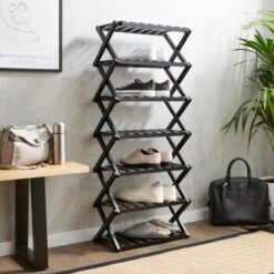 7 Tier Bamboo Shoe Rack 17 7 Tier Bamboo Shoe Rack -Home Luxe Studio 30891258