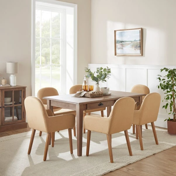 Agnes Carver Dining Chair, Fabric 17 Agnes Carver Dining Chair, Fabric - Image 15