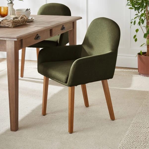 Agnes Carver Dining Chair, Fabric 3 Agnes Carver Dining Chair, Fabric