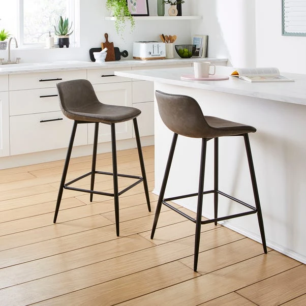 Jayden Counter Height Bar Stool, Faux Leather 3 Jayden Counter Height Bar Stool, Faux Leather