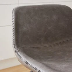 Jayden Counter Height Bar Stool, Faux Leather 24 Jayden Counter Height Bar Stool, Faux Leather -Home Luxe Studio 30891309 alt02