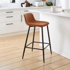 Jayden Counter Height Bar Stool, Faux Leather 30 Jayden Counter Height Bar Stool, Faux Leather -Home Luxe Studio 30891311 alt01
