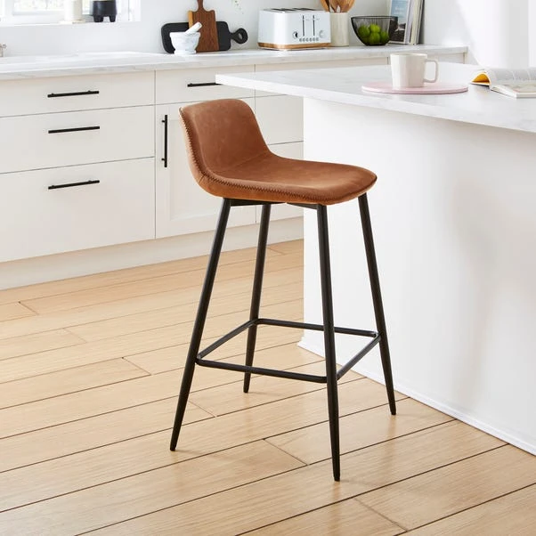 Jayden Counter Height Bar Stool, Faux Leather 11 Jayden Counter Height Bar Stool, Faux Leather - Image 9
