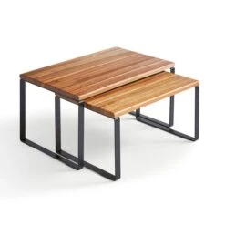 Acacia Black 2 Piece Stackable Storage Rack -Home Luxe Studio 30891735 alt02