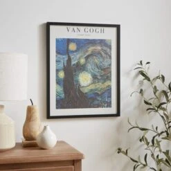 Starry Night By Van Gogh Framed Print 11 Starry Night By Van Gogh Framed Print -Home Luxe Studio 30892083