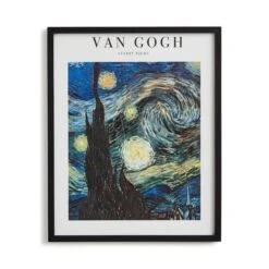 Starry Night By Van Gogh Framed Print 13 Starry Night By Van Gogh Framed Print -Home Luxe Studio 30892083 alt02