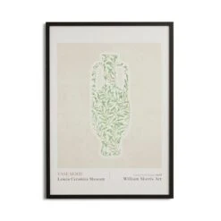Vase Series No. 07 By William Morris Framed Print -Home Luxe Studio 30892107 alt02
