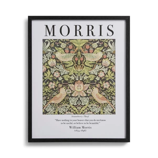 Strawberry Thief By William Morris Framed Print 5 Strawberry Thief By William Morris Framed Print - Image 3