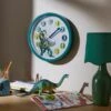 Kid's Dino Tell The Time Wall Clock 1 Kid's Dino Tell The Time Wall Clock -Home Luxe Studio 30892335
