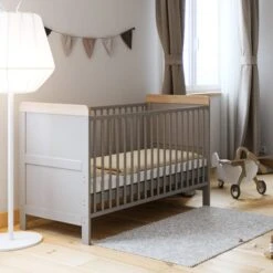 Little Acorns Classic Oak Effect Cot Bed 20 Little Acorns Classic Oak Effect Cot Bed -Home Luxe Studio 30892436