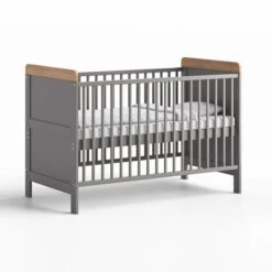 Little Acorns Classic Oak Effect Cot Bed 21 Little Acorns Classic Oak Effect Cot Bed -Home Luxe Studio 30892436 alt01