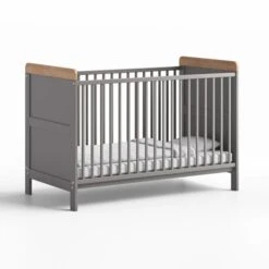 Little Acorns Classic Oak Effect Cot Bed 22 Little Acorns Classic Oak Effect Cot Bed -Home Luxe Studio 30892436 alt02