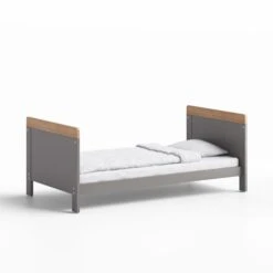 Little Acorns Classic Oak Effect Cot Bed 23 Little Acorns Classic Oak Effect Cot Bed -Home Luxe Studio 30892436 alt03