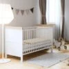 Little Acorns Classic Oak Effect Cot Bed 2 Little Acorns Classic Oak Effect Cot Bed -Home Luxe Studio 30892437
