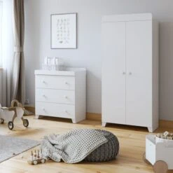 Little Acorns Classic 3 Drawer Chest And Wardrobe Nursery Set 21 Little Acorns Classic 3 Drawer Chest And Wardrobe Nursery Set -Home Luxe Studio 30892452