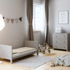 Little Acorns Classic Cot Bed And 3 Drawer Chest Nursery Set 23 Little Acorns Classic Cot Bed And 3 Drawer Chest Nursery Set -Home Luxe Studio 30892454 alt06