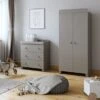 Little Acorns Classic 3 Drawer Chest And Wardrobe Nursery Set 2 Little Acorns Classic 3 Drawer Chest And Wardrobe Nursery Set -Home Luxe Studio 30892455