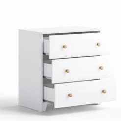 Little Acorns Classic Oak Effect 3 Drawer Chest And Wardrobe Nursery Set 22 Little Acorns Classic Oak Effect 3 Drawer Chest And Wardrobe Nursery Set -Home Luxe Studio 30892458 alt02