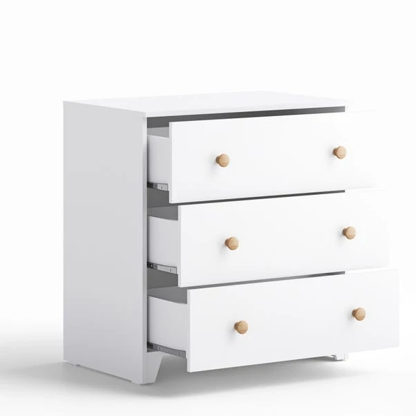 Little Acorns Classic Oak Effect 3 Drawer Chest And Wardrobe Nursery Set 11 Little Acorns Classic Oak Effect 3 Drawer Chest And Wardrobe Nursery Set - Image 9