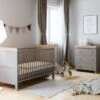 Little Acorns Classic Oak Effect Cot Bed And 3 Drawer Chest Nursery Set 2 Little Acorns Classic Oak Effect Cot Bed And 3 Drawer Chest Nursery Set -Home Luxe Studio 30892460