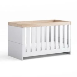 Little Acorns Burlington Cot Bed And 3 Drawer Chest Nursery Set -Home Luxe Studio 30892463 alt02