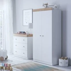 Little Acorns Burlington 3 Drawer Chest And Wardrobe Nursery Set 29 Little Acorns Burlington 3 Drawer Chest And Wardrobe Nursery Set -Home Luxe Studio 30892464