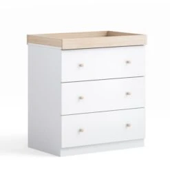 Little Acorns Burlington 3 Drawer Chest And Wardrobe Nursery Set 30 Little Acorns Burlington 3 Drawer Chest And Wardrobe Nursery Set -Home Luxe Studio 30892464 alt01