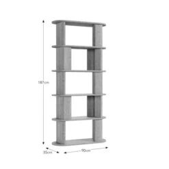 Harton Bookcase 13 Harton Bookcase -Home Luxe Studio 30892494 alt09