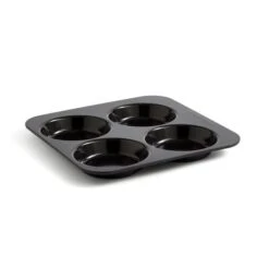 Heavy Gauge Non-stick Yorkshire Pud Tray, 4 Cup 7 Heavy Gauge Non-stick Yorkshire Pud Tray, 4 Cup -Home Luxe Studio 30892512 alt02