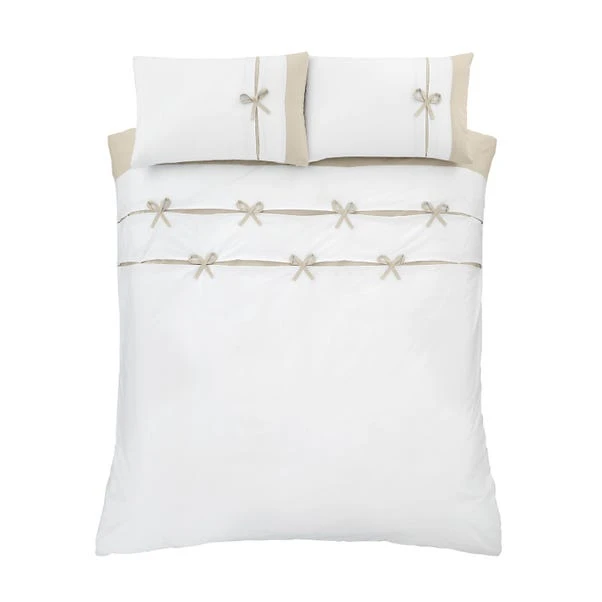 Catherine Lansfield Milo Bow Duvet Cover & Pillowcase Set 19 Catherine Lansfield Milo Bow Duvet Cover & Pillowcase Set - Image 17