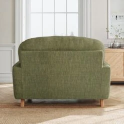 Martha Faux Linen Snuggle Chair -Home Luxe Studio 30892918 alt03
