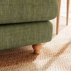 Martha Faux Linen Snuggle Chair -Home Luxe Studio 30892918 alt04