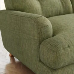 Martha Slub Faux Linen 4 Seater Sofa -Home Luxe Studio 30892921 alt05