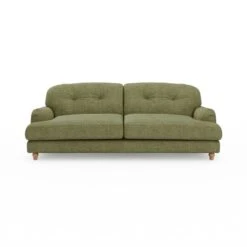 Martha Slub Faux Linen 4 Seater Sofa -Home Luxe Studio 30892921 alt07