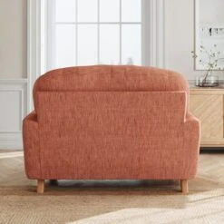 Martha Faux Linen Snuggle Chair -Home Luxe Studio 30892926 alt03