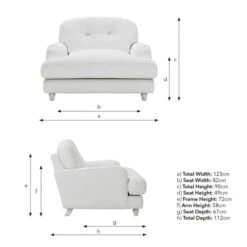 Martha Faux Linen Snuggle Chair -Home Luxe Studio 30892926 alt09