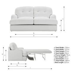 Martha Vintage Velvet 2 Seater Sofa Bed 38 Martha Vintage Velvet 2 Seater Sofa Bed -Home Luxe Studio 30892938 alt09