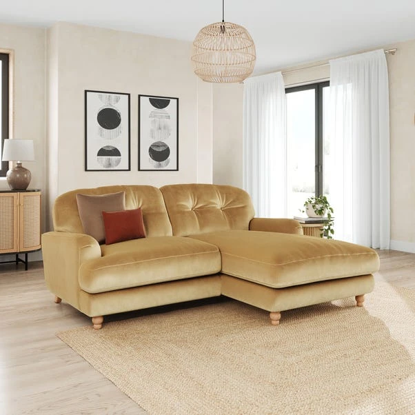 Martha Vintage Velvet Corner Chaise 21 Martha Vintage Velvet Corner Chaise - Image 19