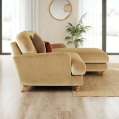 Martha Vintage Velvet Corner Chaise 41 Martha Vintage Velvet Corner Chaise -Home Luxe Studio 30892940 alt01