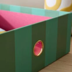 Elements Sutton Stripe A4 Storage Box 8 Elements Sutton Stripe A4 Storage Box -Home Luxe Studio 30893163 alt02