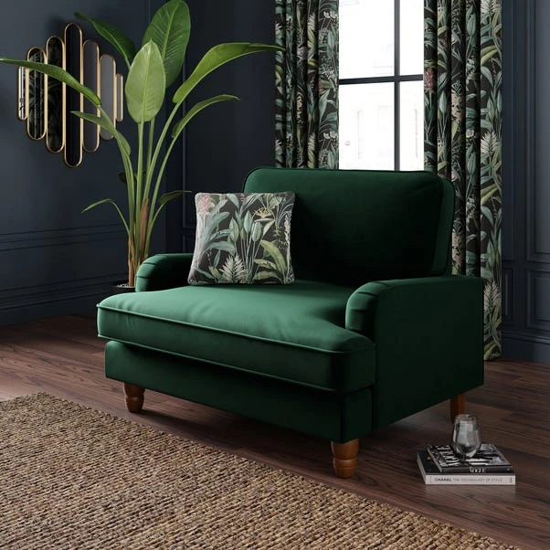Beatrice Matte Velvet Snuggle Sofa 3 Beatrice Matte Velvet Snuggle Sofa
