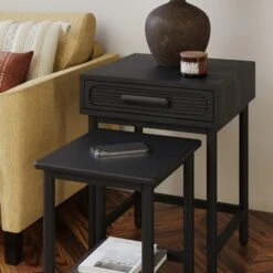 Khari Nesting Side Tables, Mango Wood -Home Luxe Studio 30893658 alt02