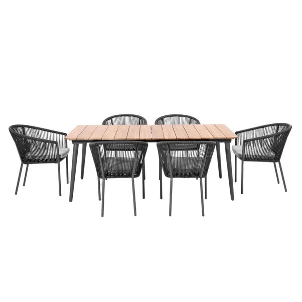 Reims Grey Garden Dining Set 4 Reims Grey Garden Dining Set - Image 2