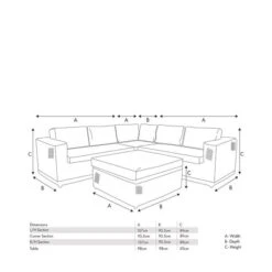 Tuscany Corner Garden Sofa Set 15 Tuscany Corner Garden Sofa Set -Home Luxe Studio 30893673 alt06