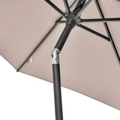 Riva 2.5m Round Parasol With Rome Polished Black Granite Wheeled Parasol Base 13 Riva 2.5m Round Parasol With Rome Polished Black Granite Wheeled Parasol Base -Home Luxe Studio 30893688 alt03