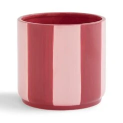 Elements Striped Ceramic Plant Pot -Home Luxe Studio 30893707 alt02