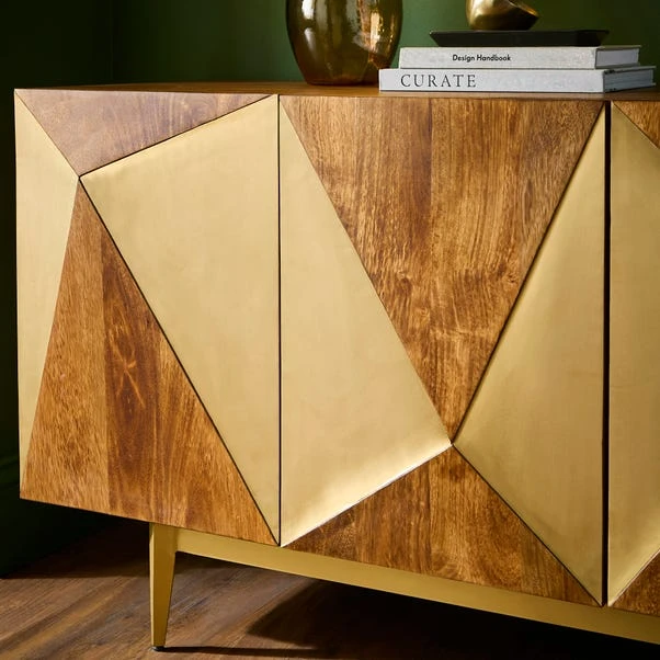Zadie Extra Wide Sideboard, Mango Wood 5 Zadie Extra Wide Sideboard, Mango Wood - Image 3