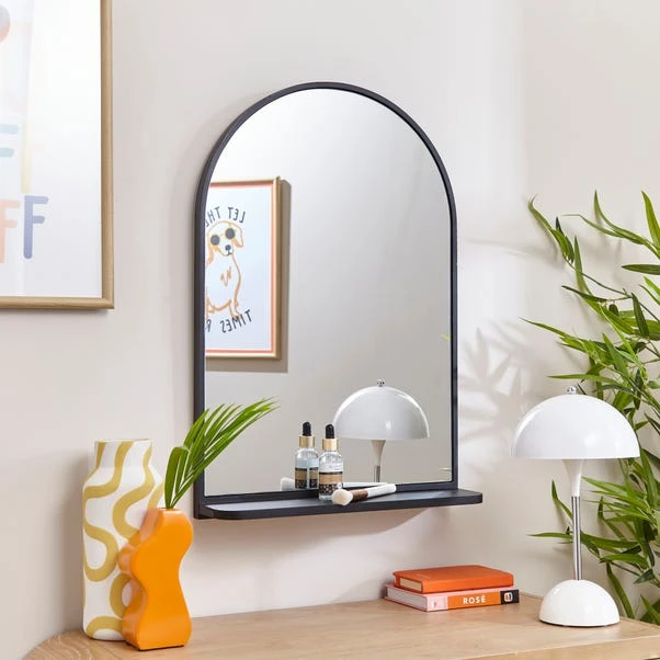 Arched Wall Mirror With Shelf 6 Arched Wall Mirror With Shelf - Image 4