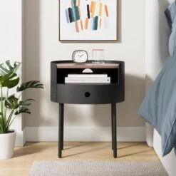 Elements Griffin Compact Bedside Table -Home Luxe Studio 30894111